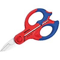 KNIPEX 95 05 155 SB Tijeras de electricista con fundas en dos componentes- reforzadas con fibras de vidrio 155 mm